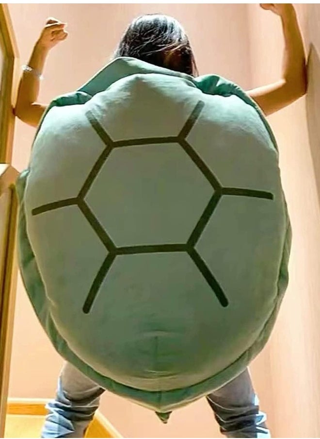 Wearable Turtle Shell Pillows, Giant Wearable Turtle Shell Pillow, Turtle Pillow Wearable, Big Turtle Shell Pillow, Funny Cosplay Plush Cushion (100cm/39.4in)  - Image 2