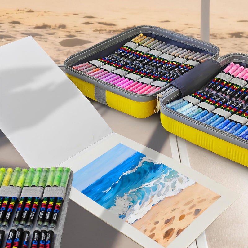 Guangna Acrylic Paint Markers,360 Colors with Direct-Liquid Ink Control System, Professional-Grade Paint Pen for Rock Painting, Canvas, Glass, Plastic, Fabric & Creative Crafts - Image 5