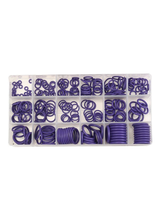 Y&D 270 Pcs Rubber O-Ring Assortment Kit Performance Tool 18 Popular Sizes Insulation Gasket Washer Seals Air Conditioning Car Auto Vehicle Repair  - Image 1