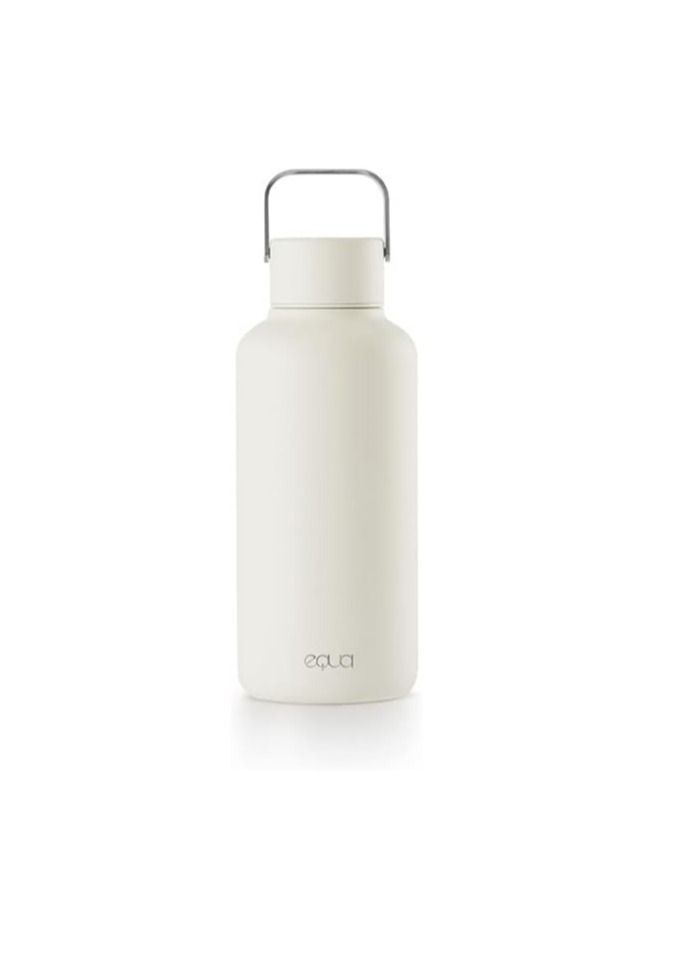 EQUA Timeless Stainless Steel Bottle 600ml Off White - Image 1