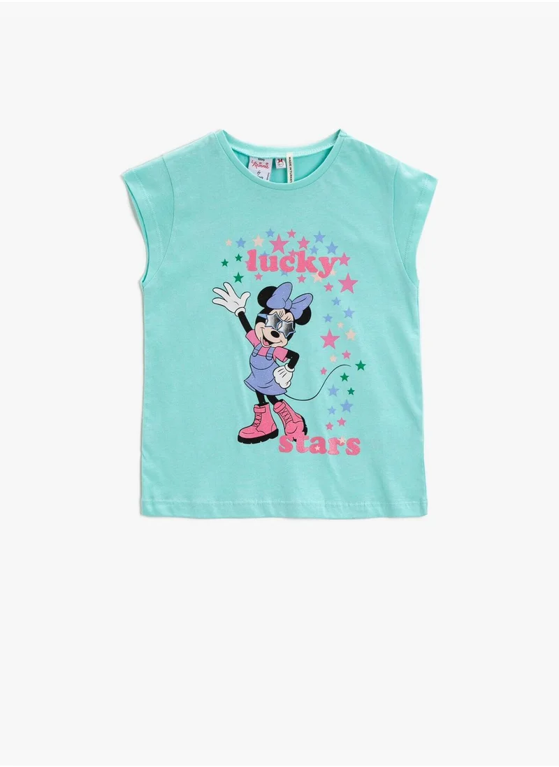 كوتون Mickey Mouse T-Shirt Licensed Cotton