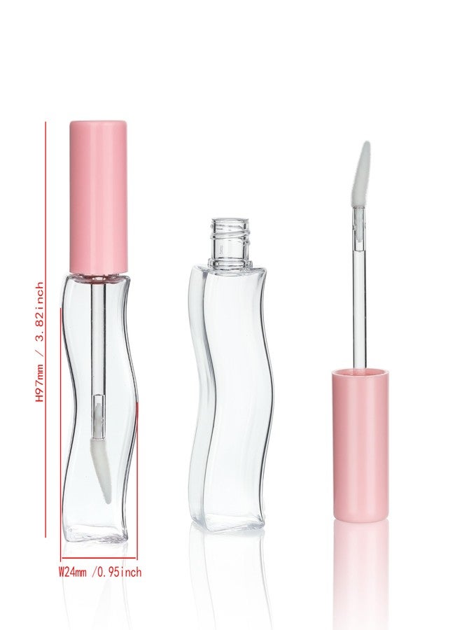 COSIDEA 30 pcs 15ml Pink Empty lip gloss tubes S-shaped lipgloss tube container bottles for coconut oil liptin refill - Image 2