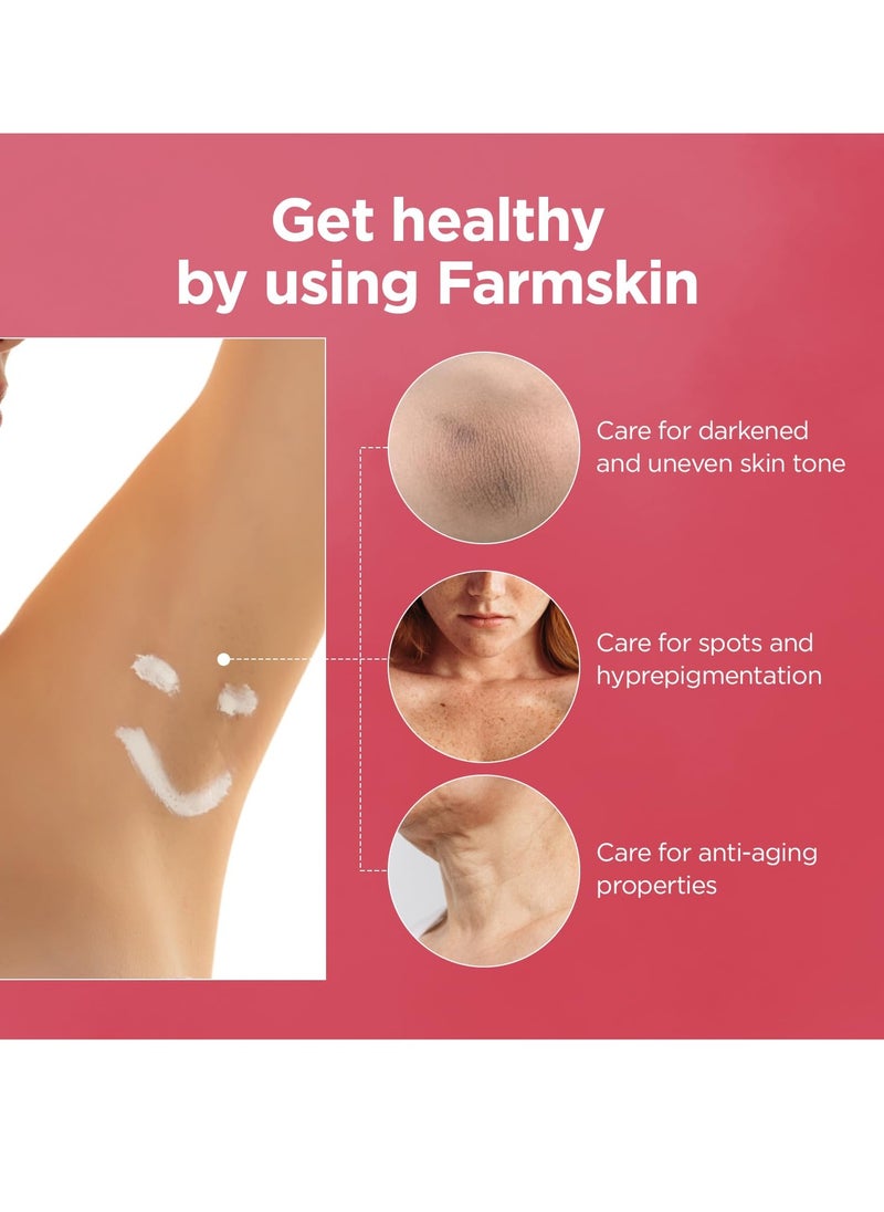 FARMSKIN FARMSKIN Dark Spot Corrector Cream for Face and Body (50ml,1.69 fl.oz) / Niacinamide Vitamin C Cream for Private Area/Underarms, Armpit, Knees, Elbows, Sensitive Area / 30 Days Miracle  - Image 3