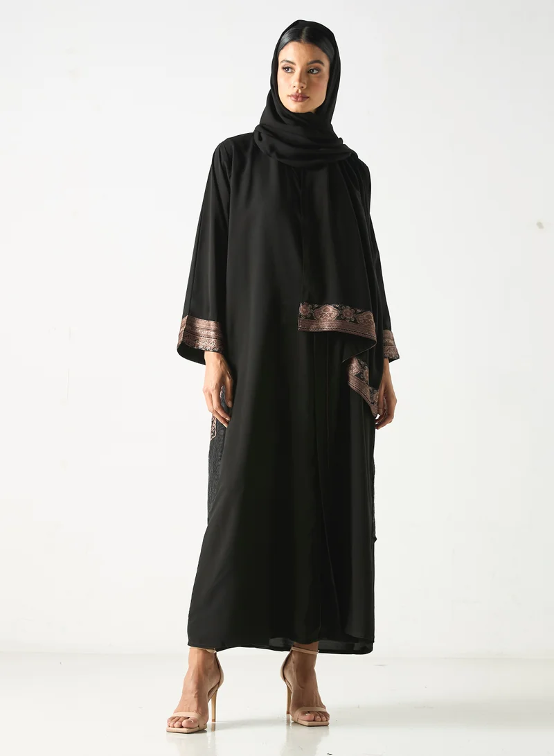 Hadiyath Al Madinah HM - Printed Abaya with Hijab