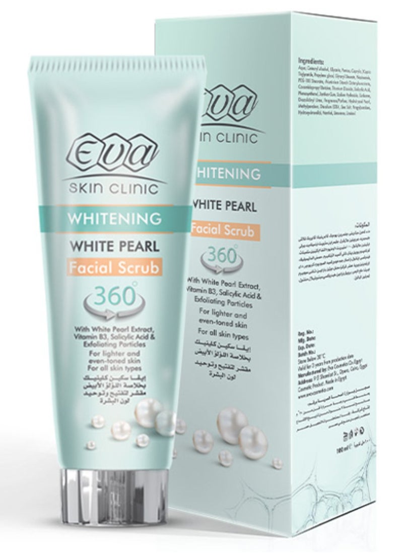 Eva Skin Clinic White Pearl Facial Scrub - 100 Ml 