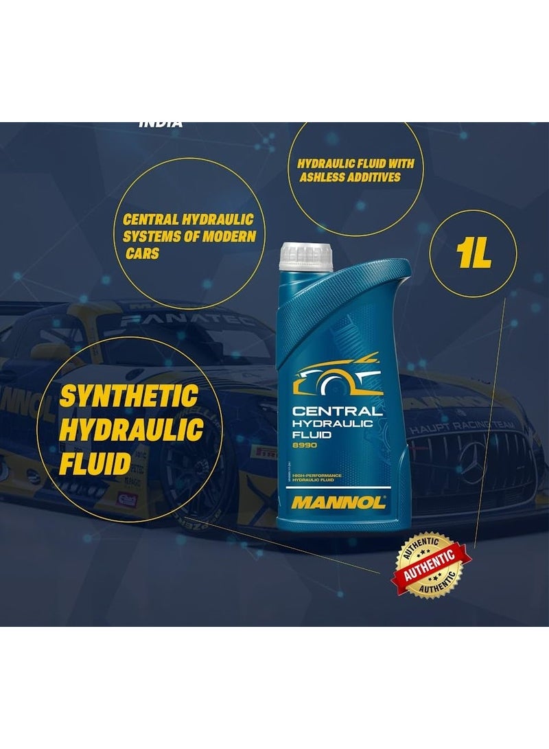 MANNOL 8990 Central Hydraulic Fluid for Cars' Power Steering, Hydropneumatic Suspension Systems(1L) - Image 3