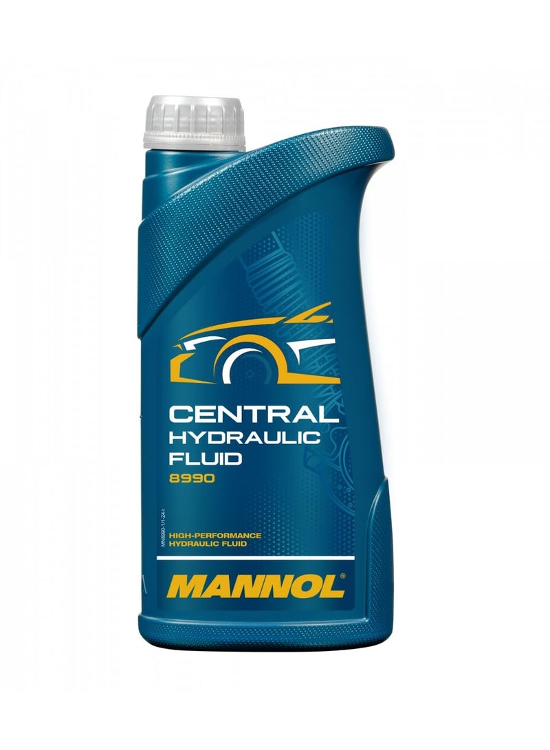 MANNOL 8990 Central Hydraulic Fluid for Cars' Power Steering, Hydropneumatic Suspension Systems(1L) - Image 1