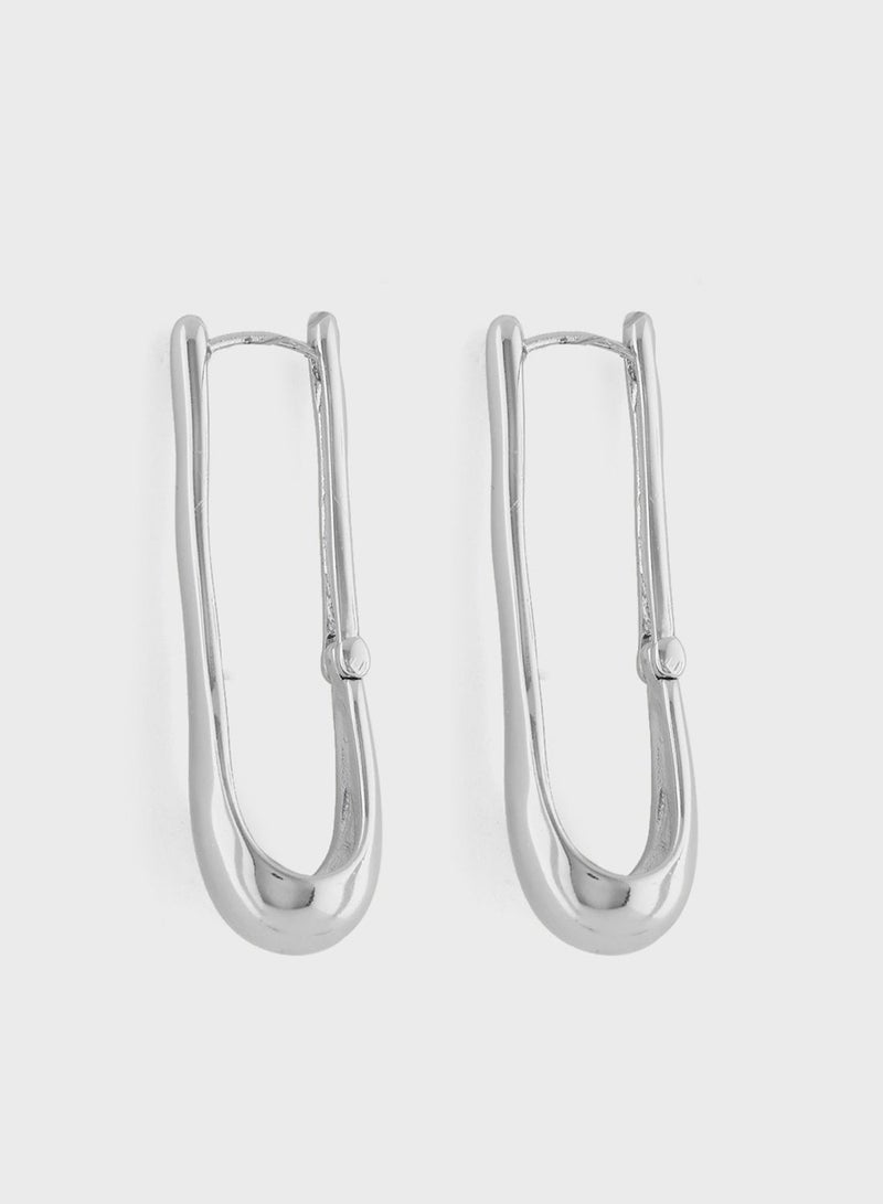 Ginger Rectangular Hoop Earrings  - Image 1