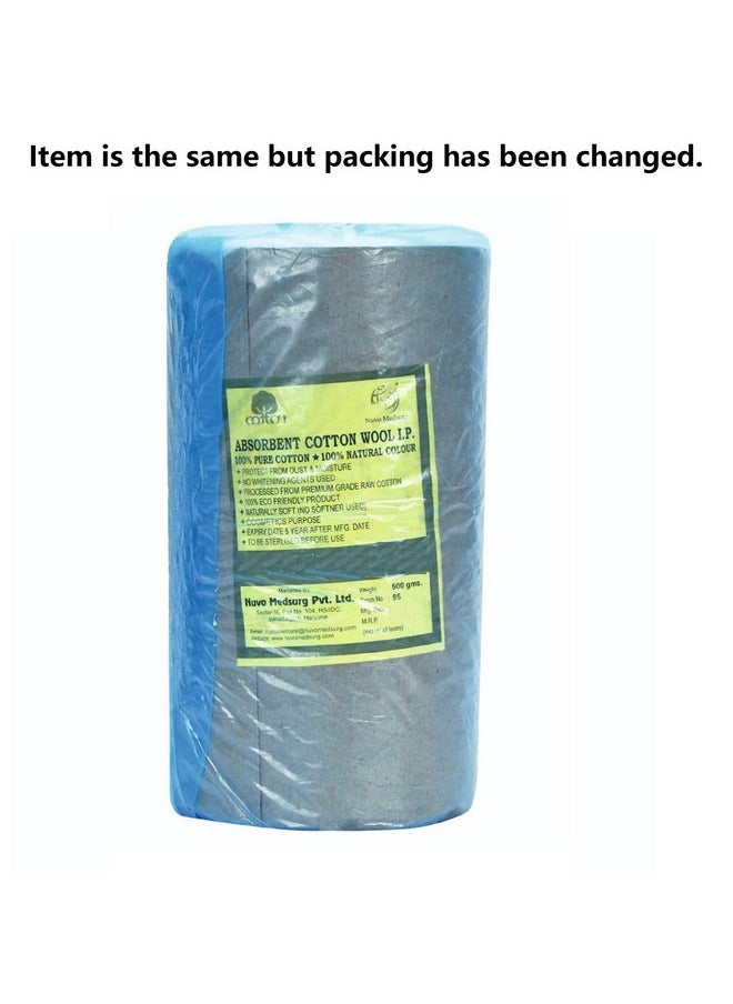 NUVO MEDSURG Cotton For Baby Care, Beauty Care And Multipurpose Uses 500 Gms (Pack Of 1)  - Image 3
