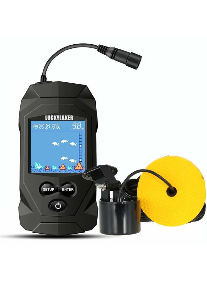 LUCKYLAKER Water Boat Portable Handheld Transducer Wired Ice Fishing Finders - Image 1