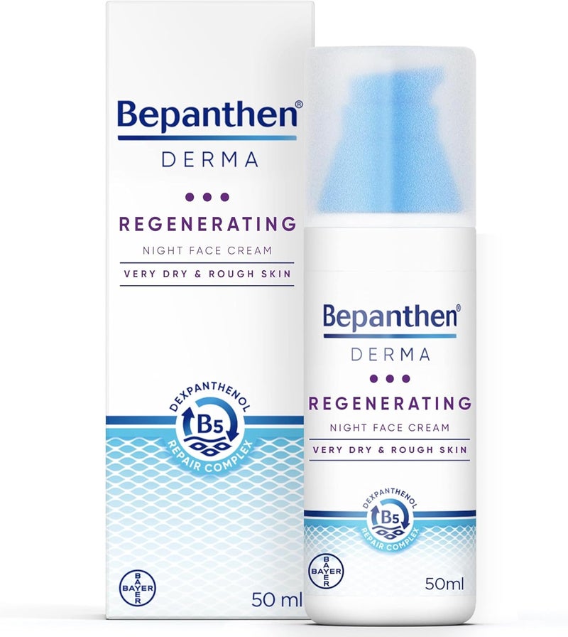 بيبانثين Derma Regenerating Night Face Cream 50 ml Pump Bottle - Image 1