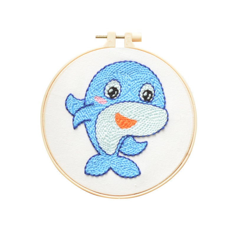 Shop Owner Recommend Poke Embroidery Material Package Casual Poke Handmade Embroidery Diy Kit Cross Stitch Suit - Image 1