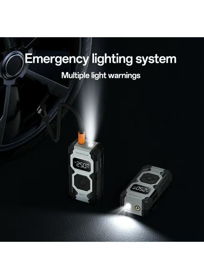 YESIDO VC12 Multifunctional Wireless Air Compressor with Digital Display and 7,800 mAh Battery - Black - https://f.nooncdn.com/p/pzsku/ZD1A0081B1E0F3E352236Z/45/_/1775051410/f88cc6b2-1250-4d26-89ba-97ad88ea7332.jpg