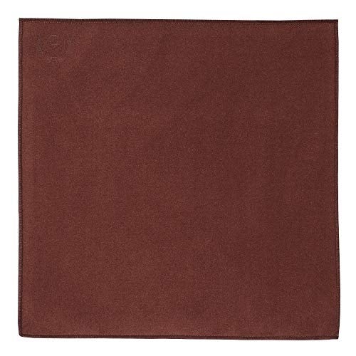 Mivi MI&VI Synthetic Chamois Microfiber Instrument Cleaning & Polishing Cloth for Violin, Viola, Cello, Bass, Guitar, Piano, Saxophone, Flute 12x12in (Pecan-Brown) - Image 3