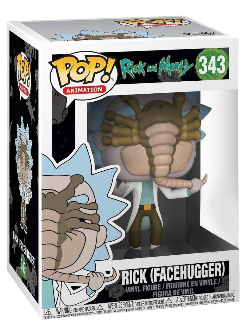Funko Funko Pop Animation Rick And Morty - Rick W/ Facehugger  - Image 1
