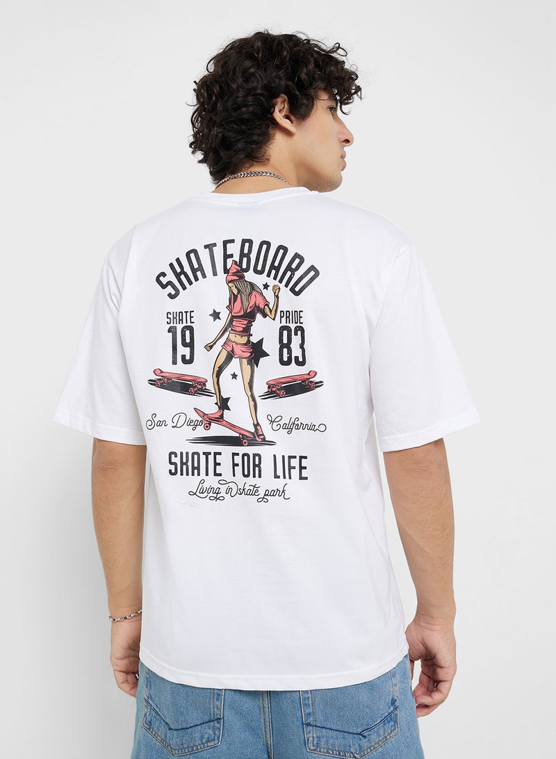 Seventy Five Printed Crew Neck T-Shirt  - Image 1