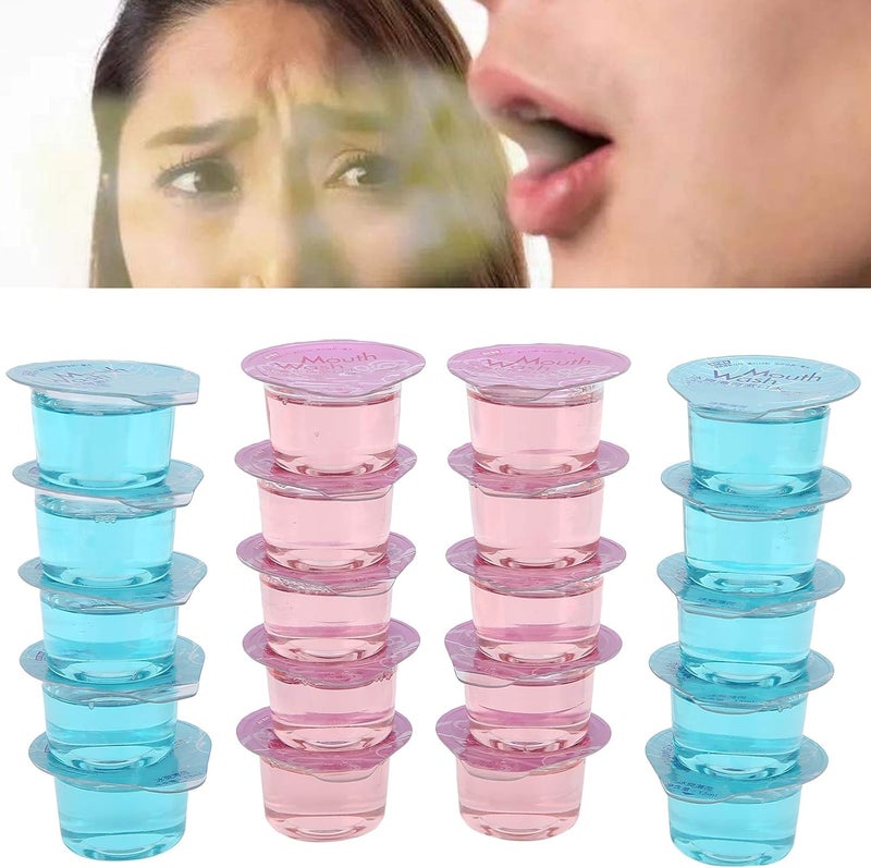 klarako Travel Mouthwash, 20Pcs Portable Rose Mint Mouthwash Freshen Breath Mouthwashes Wash,Classic Original Mint For Mouthwash Breath Mouthwash 13Ml - Image 3
