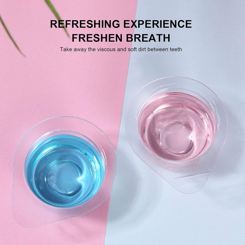 klarako Travel Mouthwash, 20Pcs Portable Rose Mint Mouthwash Freshen Breath Mouthwashes Wash,Classic Original Mint For Mouthwash Breath Mouthwash 13Ml - Image 4