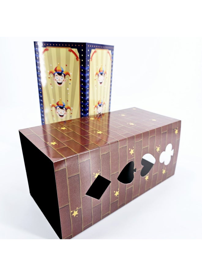 Magic Qiankun House Magic Hut Qiankun Property Change Flower Change Money Change Silk Scarf Candy Magic Props Show-Color:G0994 Magic Universe House - Image 1