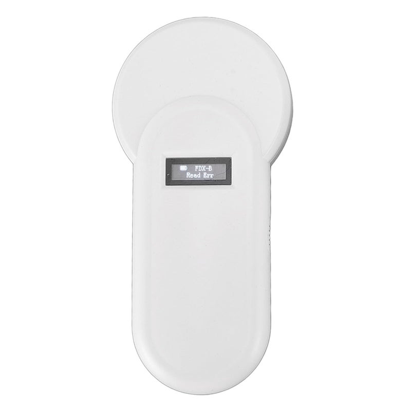 Pet Microchip Reader Portable Handheld Scanner Fast Identification Livestock Tracking Device White - Image 5