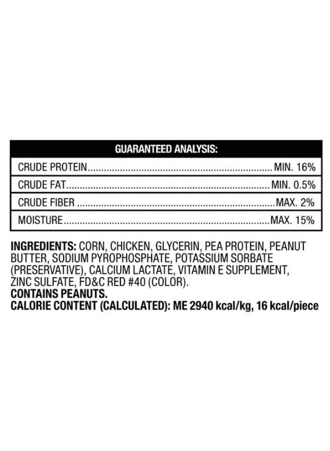 أعواد شعر O-Roy Rawhide Free Twist مع زبدة الفول السوداني، 50 قطعة - Image 4