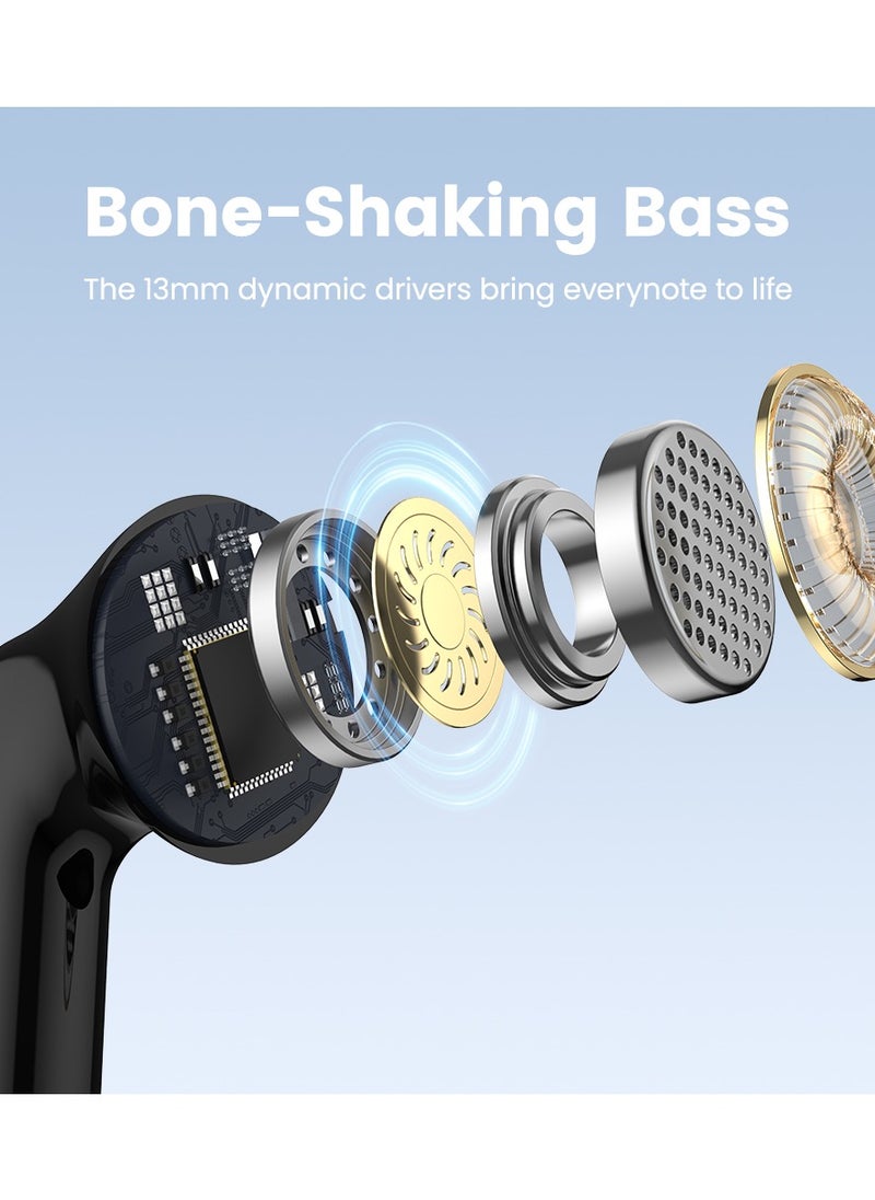 Sounarc - Sounarc Q1 Earbuds with Crystal Clear Call, Powerful Bass, Bluetooth 5.3 & 28 Hours of Playtime - Image 1