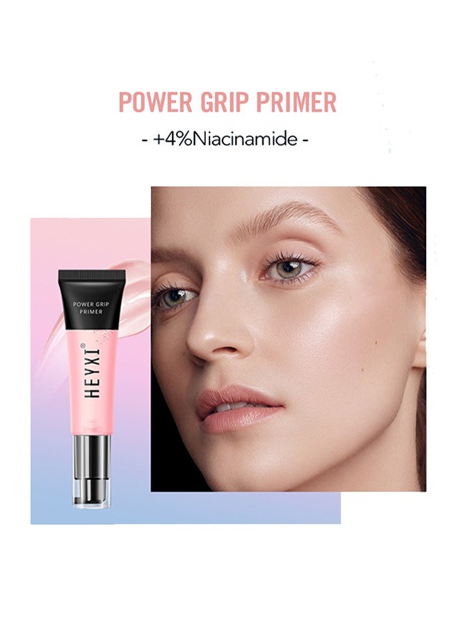 Heyxi Power Grip Primer -Pore Primer Pre Makeup Gel,Power Grip Primer,Pore Shrink Cream Isolation Concealer Cream Invisible Pore,Even Skin Tone Lasting Hydrating For All Skin Pink(#02)  - Image 3