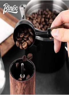 Bincoo Bincoo Walnut Wood Long Handle Coffee Scoop – 15ml Stainless Steel Measuring Spoon for Coffee Beans  - Image 1