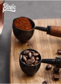 Bincoo Bincoo Walnut Wood Long Handle Coffee Scoop – 15ml Stainless Steel Measuring Spoon for Coffee Beans  - Image 5