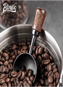 Bincoo Bincoo Walnut Wood Long Handle Coffee Scoop – 15ml Stainless Steel Measuring Spoon for Coffee Beans  - Image 4