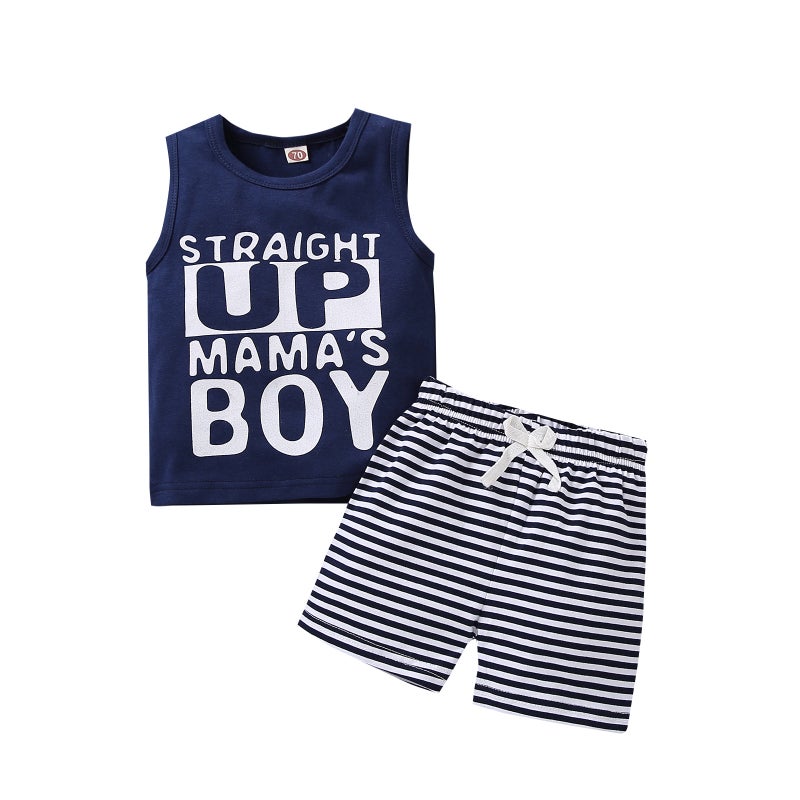 2020 New Vest Letter Coat With Striped Shorts Ins Best Selling Explosions A Generation Of Hair - Image 4