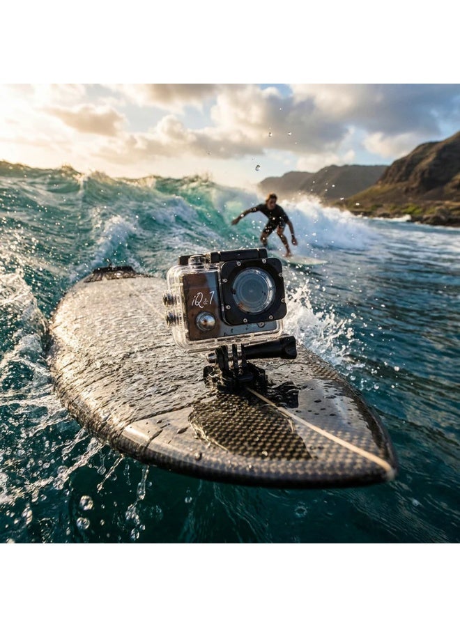 أي كيو آند تي Full Kit for Sports Camera Q3H - Action Camera Pro - Adventure Kit - Image 4