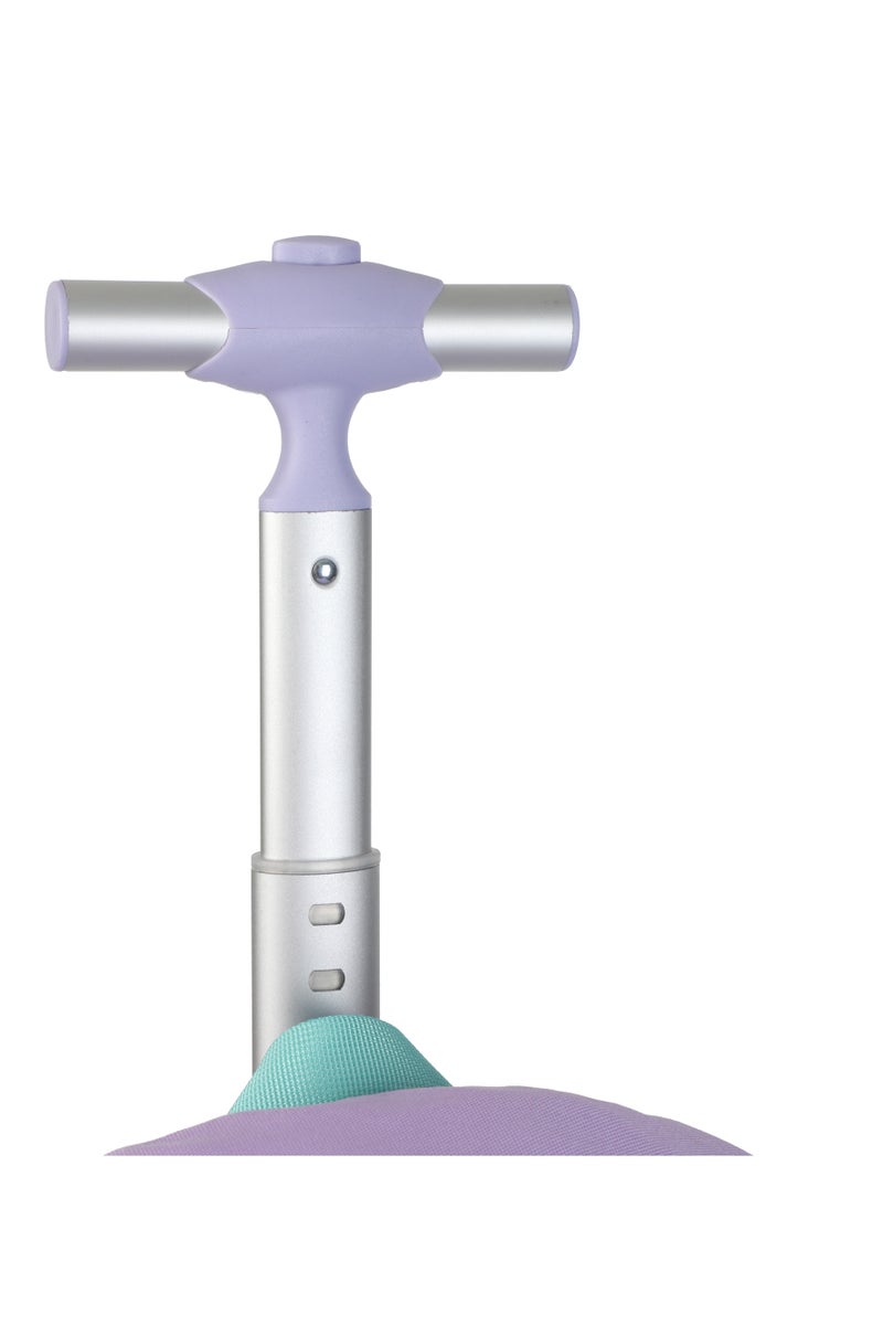 Girls’ 3-in-1 Trolley School Backpack Set – Lightweight Quilted Trolley Bag with Wheels, Lunch Bag & Pencil Case – Lavender Purple, Adjustable Straps, Durable for Primary & Elementary Students - Image 4