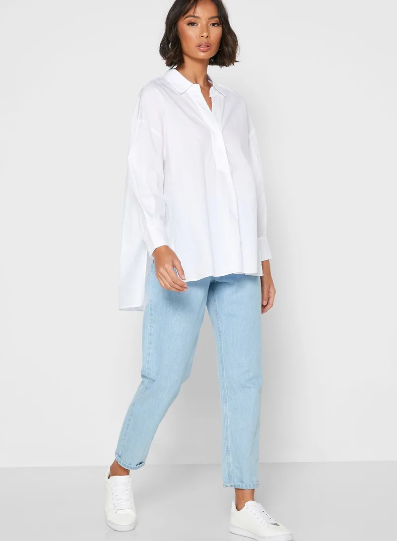 French Connection Aoko High Low Shirt