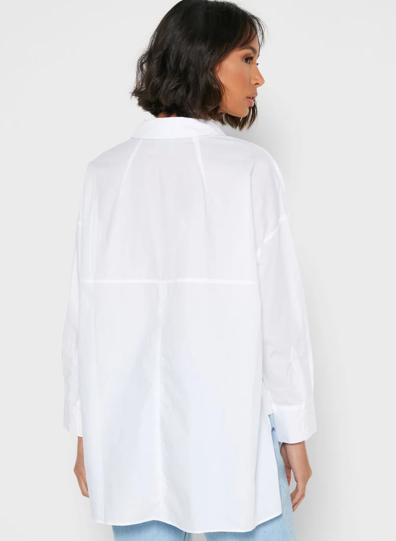 French Connection Aoko High Low Shirt