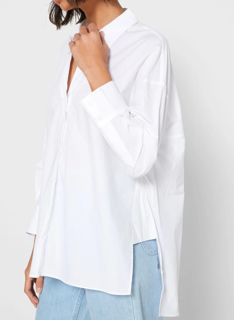 French Connection Aoko High Low Shirt