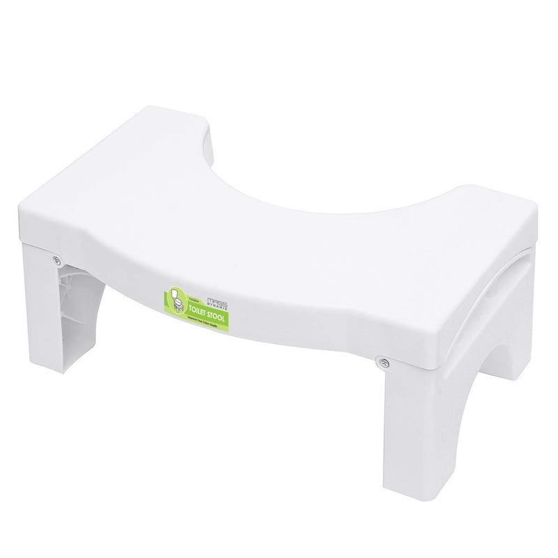 Folding Squatting Toilet Stool  7 Inch NonSlip Bathroom Step Stool  Anti Constipation Natural  Comfortable Squat Aid Stool