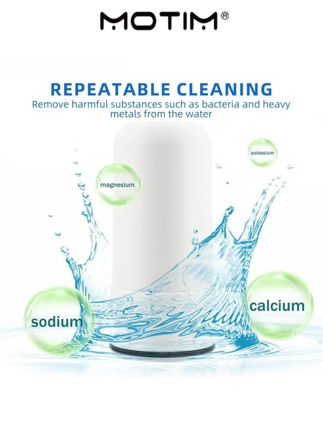Motim Faucet Water Filter Sturdy Faucet Accessories Replace for Bathroom Household Kitchen Purification System Remove Rust Sediment Filtering Suspend - Image 3
