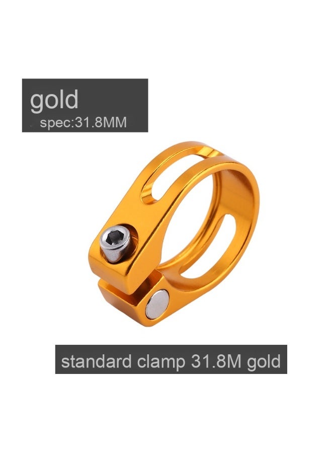 NIBEMINENT High-Performance Aluminum Alloy Bicycle Seatpost Clamp - Fits 31.8mm and 34.9mm Sizes