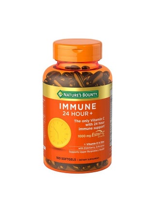 Vitamin C 24 Hour Immune Support with Zinc and Vitamin D, Daily Immune and Upper Respiratory Support, Ester Vitamin C 1000mg Capsules (Softgels), 100 Count - pzsku/ZD1A0D4C3DCB7AABC9439Z/45/_/1681256260/bd0b2e9f-f62a-41f4-af4f-e05de53b3cd1