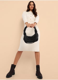 Haute Sauce Wire Handbag - Black  - Image 5
