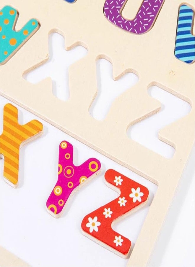 Slipps Magnetic Wooden Educational Board with Whiteboard and Marker,ABC and Number Game Puzzle, Preschool Learning Education Toy for 2 3 4 5 Years Toddlers (2 in 1 Alphabet Board) - Image 5