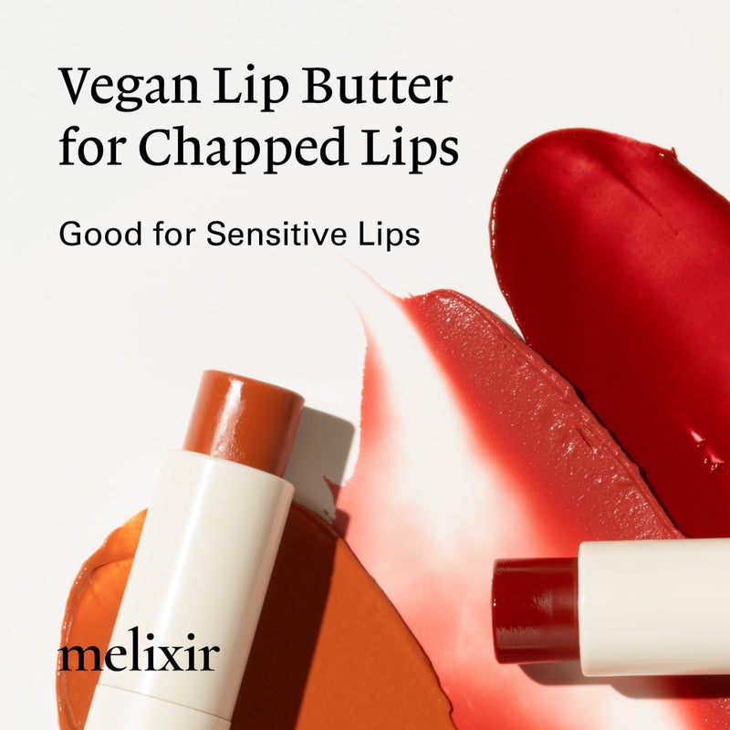 Melixir Vegan Lip Butter #01 Agave(Clear) (+11 more colors) 0.13oz, Bee Free, Petrolatum Free, Deep Nourishing Plant-Based Vegan Chapstick, Vegan Lip Balm for Dry, Cracked and Chapped Lips - Image 2