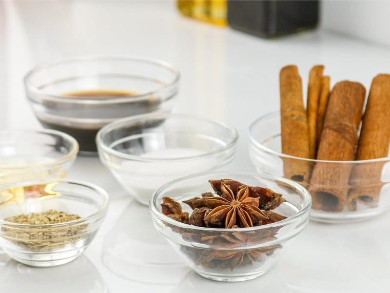 HillSpring 3 Sizes of Glass Prep Bowl Sets, Clear Small Pinch Bowls for Salt, Spices and Chopped Ingredients, 1.5oz/2.5oz/3.5oz, Set of 12 - Image 3