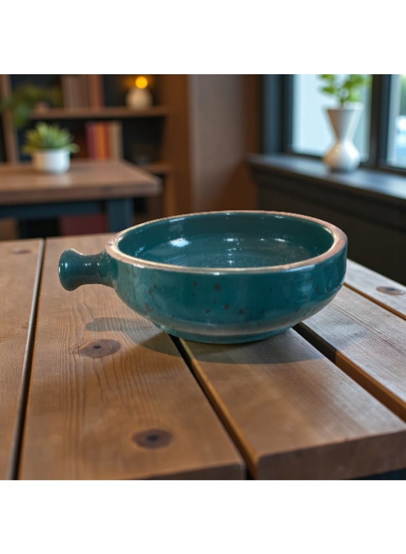 كلور زون بوتري قلايه من الفخار والخزف - آمنة في الفرن والميكروويف" يتحمل درجات الحراره المباشره وغير المباشره, شعله اوداخل الفرن سم 14 cm - Image 2