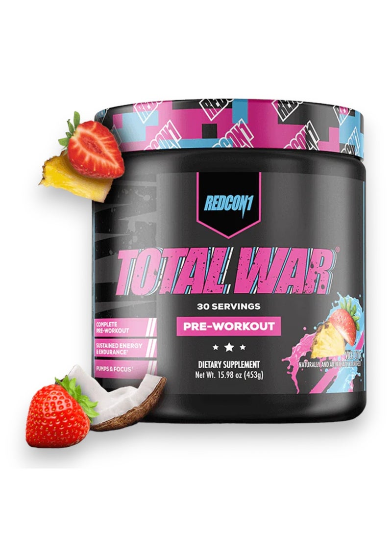 توتال وار قبل التمرين، نكهة فايس سيتي، 30 وجبة