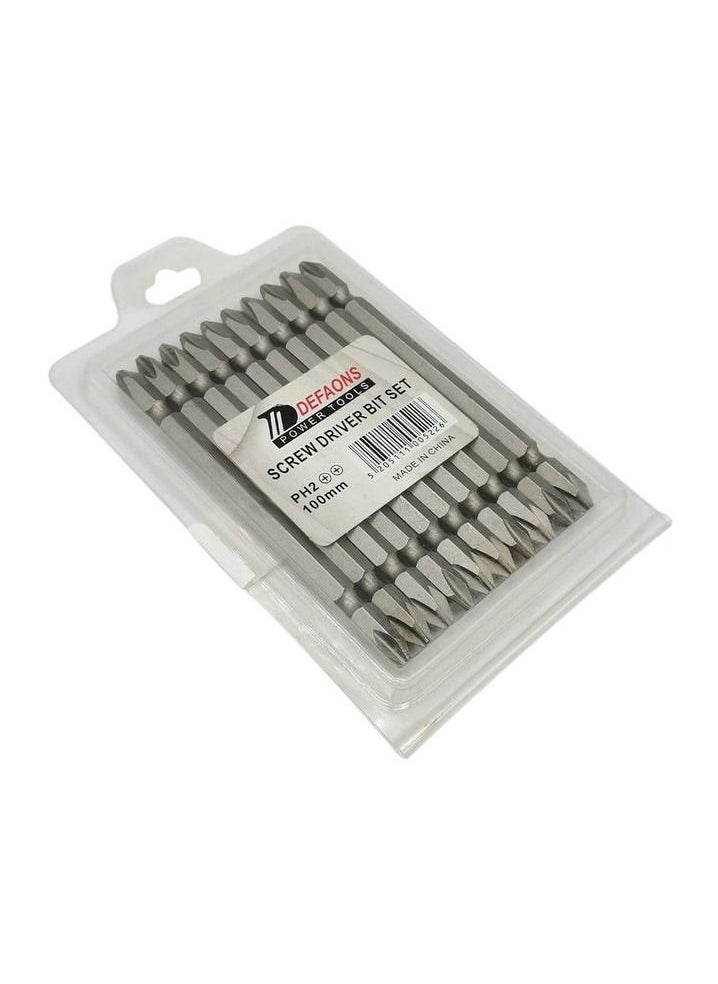 DEFAONS Screwdriver Bit Set Drill Bit 10 Pcs Set PH2 100mm  Defaons  - Image 3