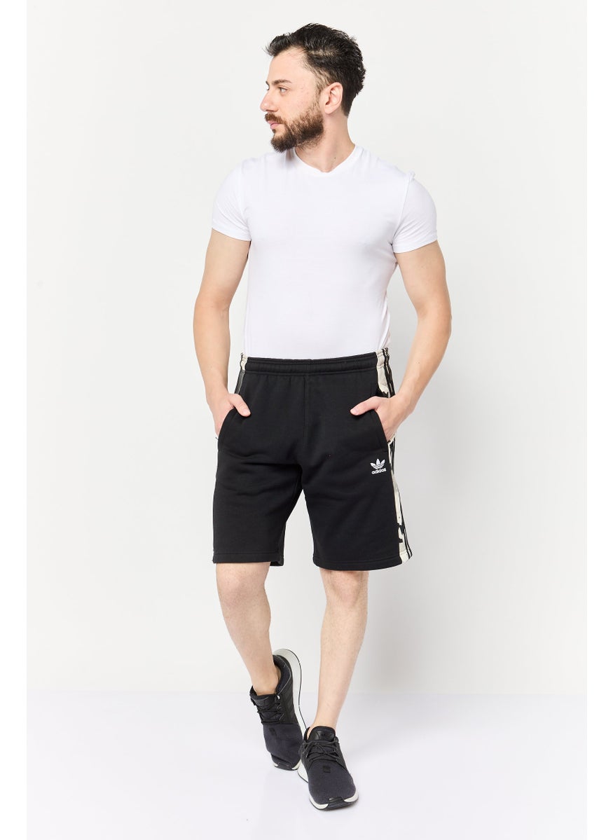 adidas Originals Men Sportswear Fit Embroidered Logo Training Shorts, Black  - Image 2
