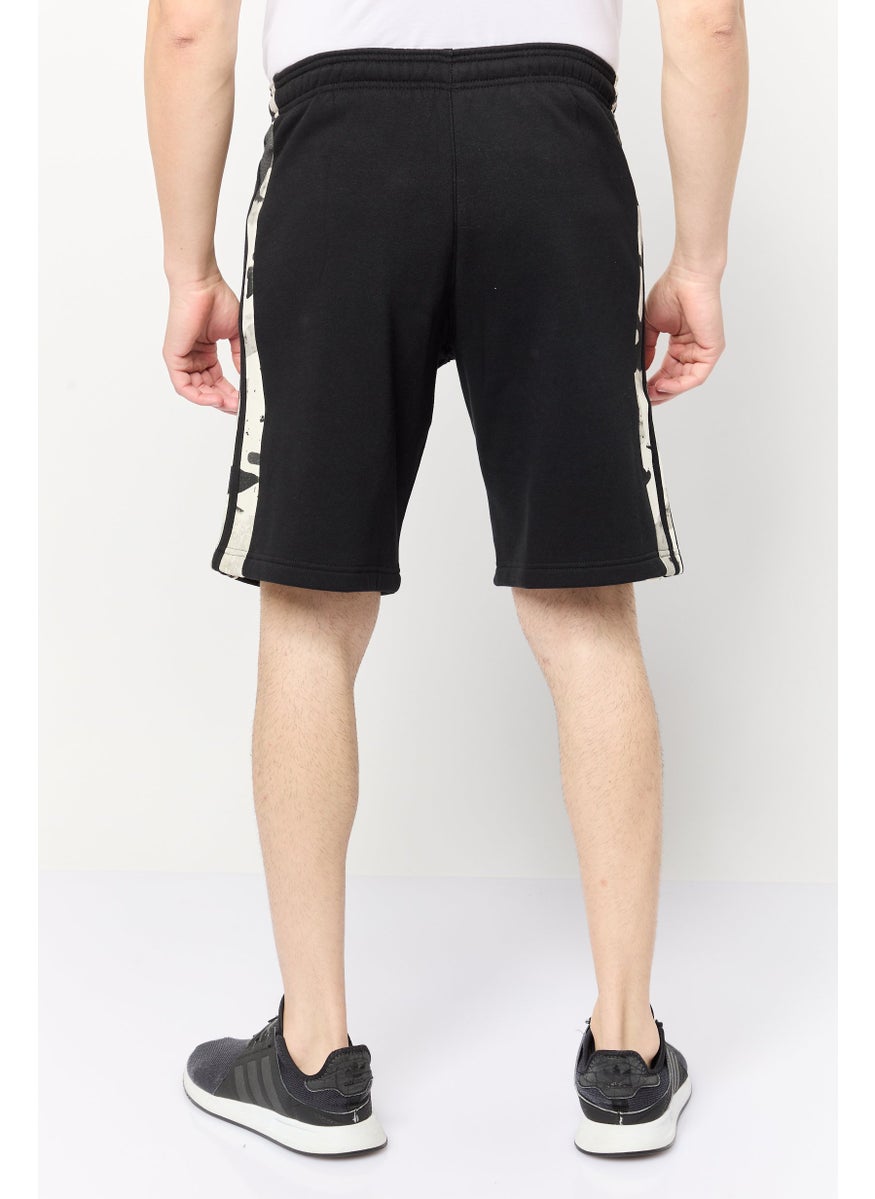 adidas Originals Men Sportswear Fit Embroidered Logo Training Shorts, Black  - Image 4