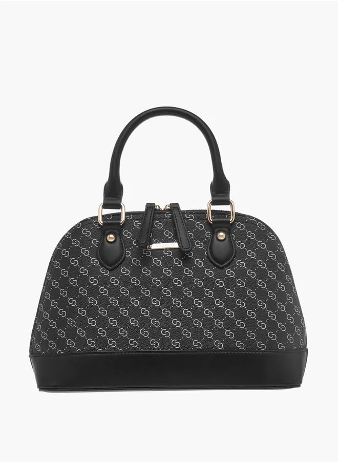 Celeste Womens Monogram Print 4-Piece Bag Set